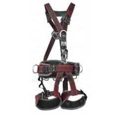 Fall arrest harness for suspended work buckles and quick-release hooks | NewgardenParts.com