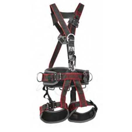 Fall arrest harness for suspended work buckles and quick-release hooks | NewgardenParts.com