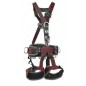 Fall arrest harness for suspended work buckles and quick-release hooks Fall arrest harness for suspended work buckles and quick-release hooks