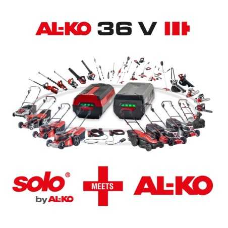 Caricatore batterie SOLO C 130 Li 36V 3.0 Ah con indicatore LED di ricarica