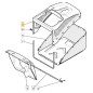 Oberteil des Grasfangsacks AL646SB CSA534TR, ORIGINAL STIGA 122486094/0
