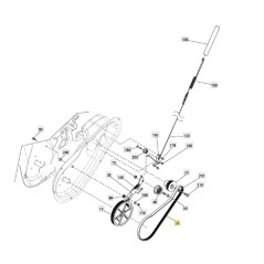 Snow thrower belt SNOW PRISMA SNOW PRISMA BASIC ORIGINAL STIGA 1812-2566-01 | NewgardenParts.com