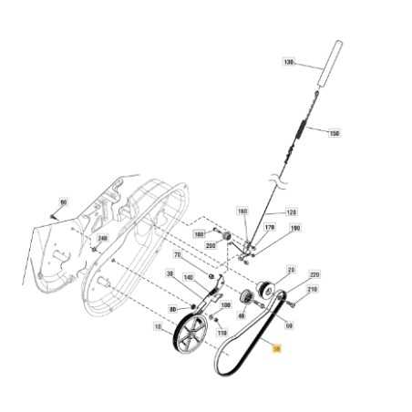 Snow thrower belt SNOW PRISMA SNOW PRISMA BASIC ORIGINAL STIGA 1812-2566-01 | NewgardenParts.com