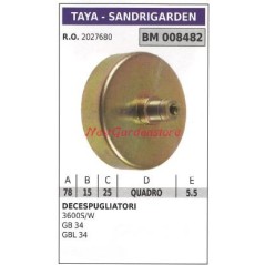 Campana frizione SANDRIGARDEN decespugliatore 3600S/W GB 34 GBL 34 008482 | NewgardenParts.com