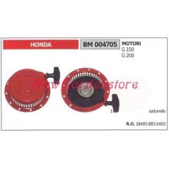 Messa in moto HONDA motore motozappa motocoltivatore G 150 200 004705 | NewgardenParts.com