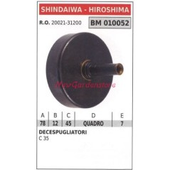 Campana frizione SHINDAIWA decespugliatore C35 010052 | NewgardenParts.com