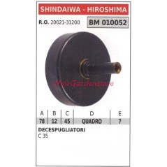 Cloche d'embrayage SHINDAIWA débroussailleuse C35 010052 | NewgardenParts.com