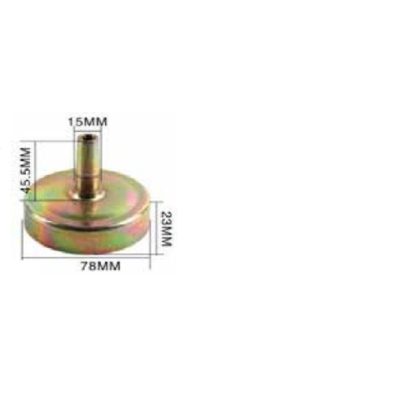 Campana frizione UNIVERSALE decespugliatore Ø 78 mm  dentata 9 denti