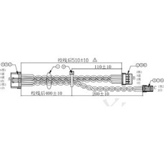 Arnés de conexión de la placa de posicionamiento ORIGINAL Sunseeker 16600863-01 | NewgardenParts.com