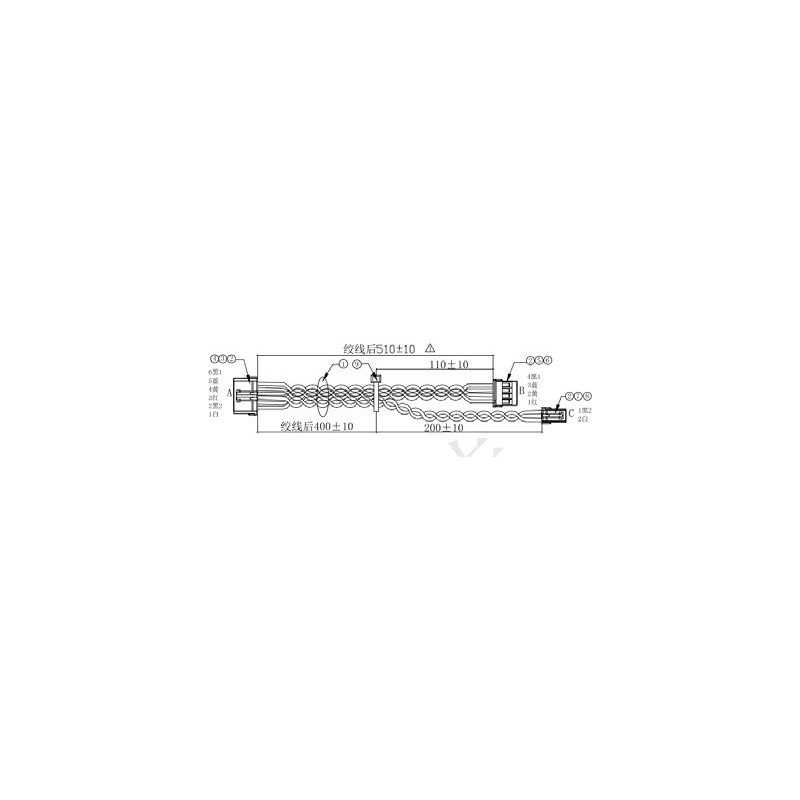 Arnés de conexión de la placa de posicionamiento ORIGINAL Sunseeker 16600863-01