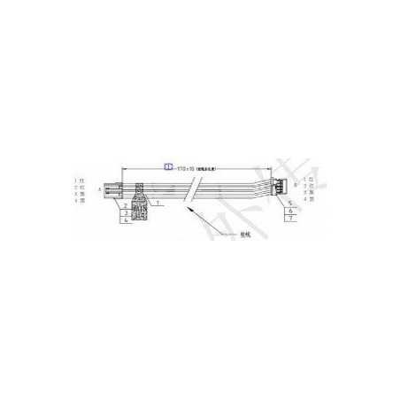Faisceau de câbles d'alimentation pour carte mère/carte algorithmique - MARQUE ORIGINALE SUNSEEKER 16600875-01 | NewgardenPar...