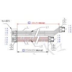 Faisceau de câbles du capteur de collision MARQUE ORIGINALE SUNSEEKER 16600866-01