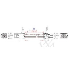 Mainboard connection rear wheel harness ORIGINAL Sunseeker 16600873-01 | NewgardenParts.com
