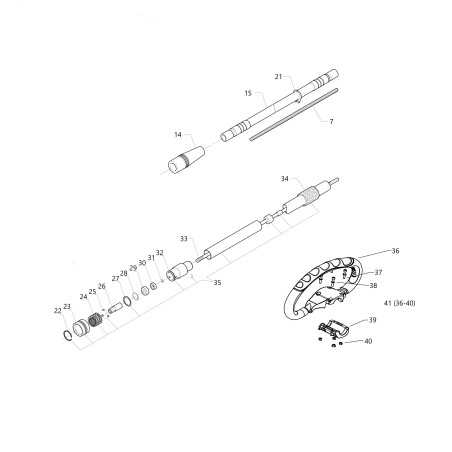 ALBERO FLESSIBILE D.9NPM 25/38 G 390790 ORIGINALE BLUE BIRD | NewgardenParts.com