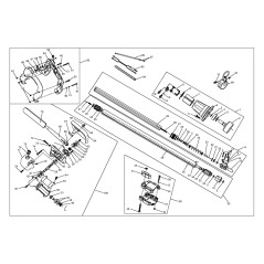 ALBERO INTERNO GZJ260AE 02010010178 ORIGINALE BLUE BIRD | NewgardenParts.com