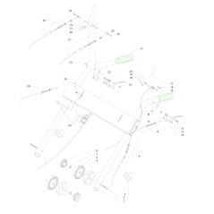 ORIGINAL D 10 BARREL FOR COTTER PIN F03110 BLUE BIRD | NewgardenParts.com