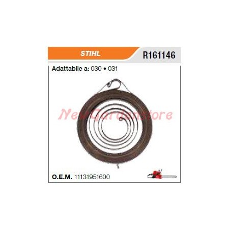 Molla avviamento STIHL motosega 030 031 R161146 | NewgardenParts.com