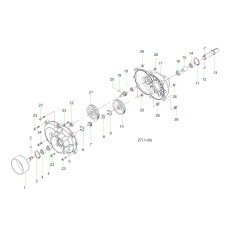 CAMPANA DE EMBRAGUE DEL CABRESTANTE BB1610X 754320 ORIGINAL BLUE BIRD | NewgardenParts.com