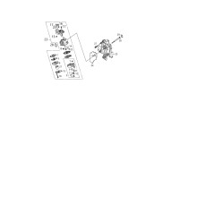CARBURETOR GX 35 SE OH 16100Z0Z815 ORIGINAL BLUE BIRD | NewgardenParts.com