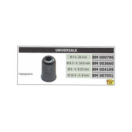UNIVERSAL conduit Ø 6 mm height 9,25 mm code 004109 | NewgardenParts.com