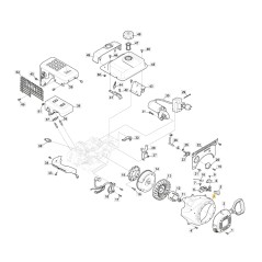 Original STIGA canopy for engine LC 170 FDS 118551306/0 | NewgardenParts.com