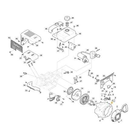 Original STIGA canopy for engine LC 170 FDS 118551306/0 | NewgardenParts.com