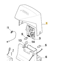 ORIGINAL STIGA robot cortacésped a1500 rkt 322110131/0