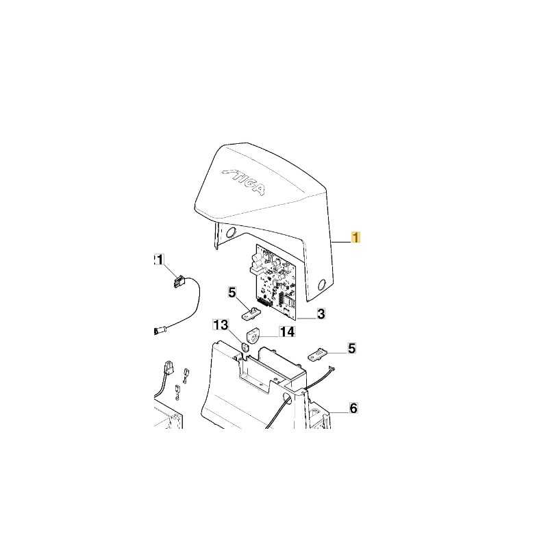 ORIGINAL STIGA robot lawn mower a1500 rkt 322110131/0