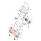 CAVO GAS TAURUS K51 PRO 2215320A ORIGINALE BLUE BIRD