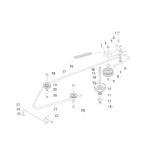 CINGHIA TRAZIONE TR SL 86M 20084444 ORIGINALE BLUE BIRD | NewgardenParts.com