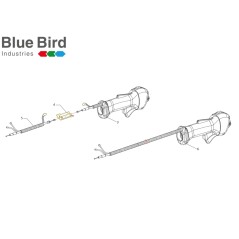ORIGINAL CABLE HOOKING CONTAINER FOR NPM 541860 BLUE BIRD | NewgardenParts.com