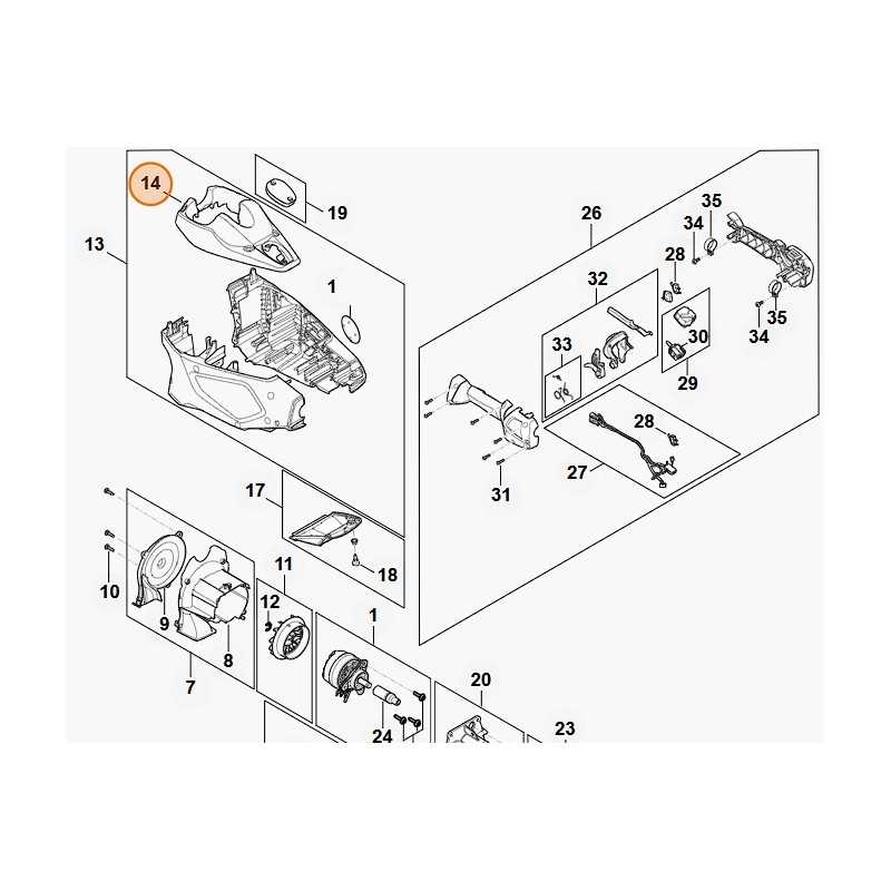 Hedge trimmer cover models HLA135 ORIGINAL STIHL FA010840900