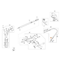 Albero flessibile decespugliatore modelli BCF530 ORIGINALE EMAK 61400172R | NewgardenParts.com