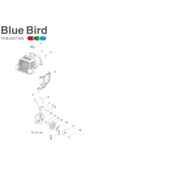 ORIGINAL NEAVERR.BB 481510 SCHWUNGRADABDECKUNG BLUE BIRD | NewgardenParts.com
