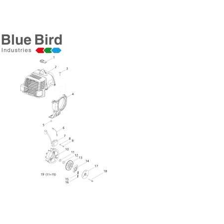 ORIGINAL NEAVERR.BB 481510 FLYWHEEL COVER BLUE BIRD | NewgardenParts.com