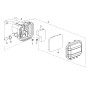 AIR FILTER COMP.LC1P65FE 180020732-0001 ORIGINAL BLUE BIRD