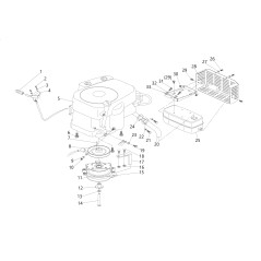 ELECTRIC CLUTCH LTC 86H 20085206 ORIGINAL BLUE BIRD | NewgardenParts.com
