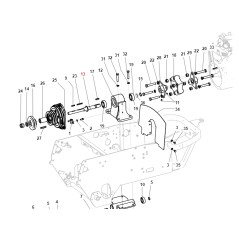 Arbre d'embrayage pdp TURBOZ ORIGINAL GIANNI FERRARI 01.40.40.0038