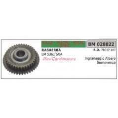 Albero ingranaggio semovenza KAAZ rasaerba tosaerba tagliaerba LM5361SXA 028822 | NewgardenParts.com