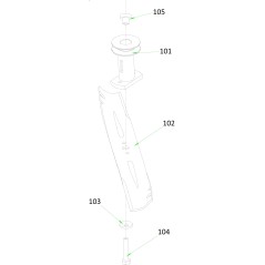 TAURUS 53 TA Mulchmesser 2100005 ORIGINAL BLUE BIRD | NewgardenParts.com