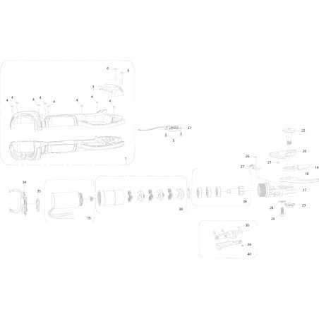 MOTORE COMPLETO PS 2328 FASTER 9A01000239000 ORIGINALE BLUE BIRD | NewgardenParts.com