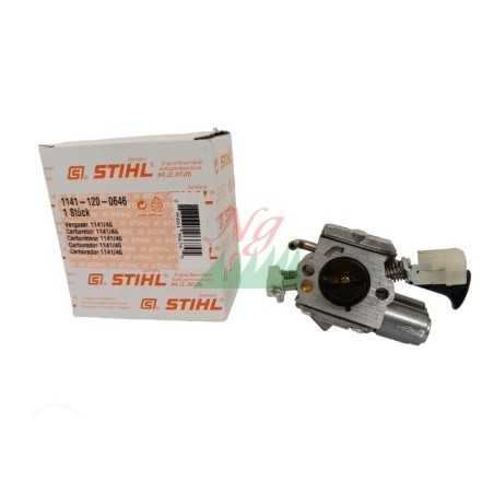 Carburetor 1141/46 chainsaw models MS261 ORIGINAL STIHL 11411200646 | NewgardenParts.com