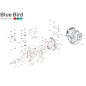 POLEA CON RANURA CABRESTANTE BB610 547650 ORIGINAL BLUE BIRD