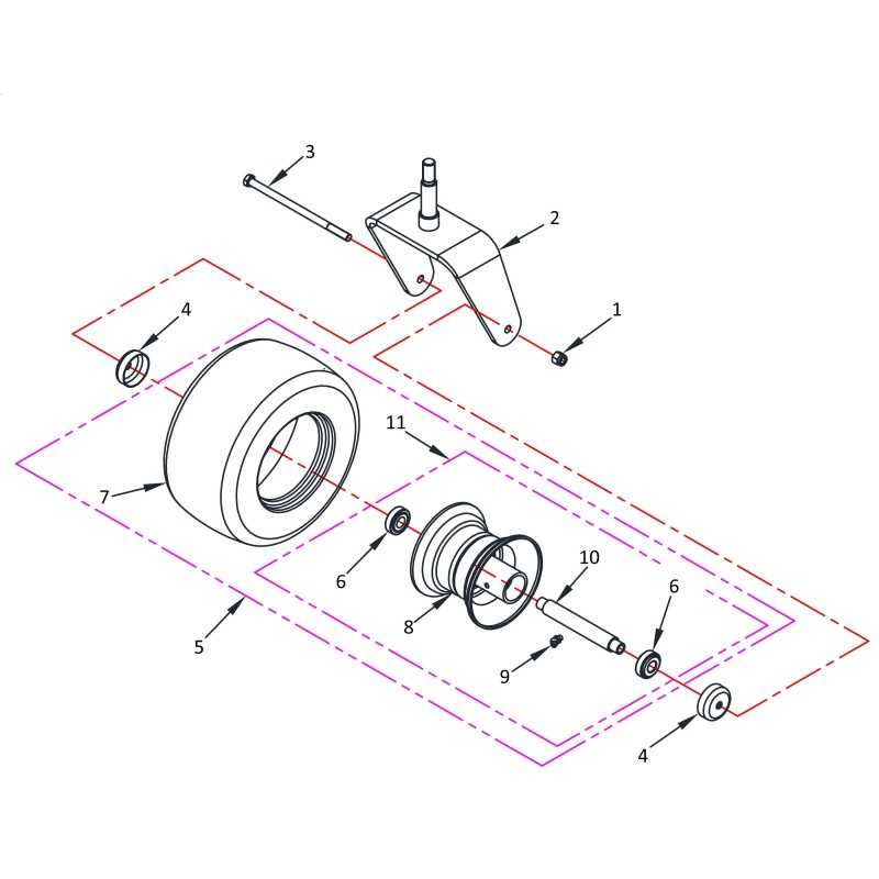 13X6.5 ZTR 60 PRO WHEEL 632041G-8 ORIGINAL BLUE BIRD