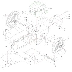 16''X 56 LEFT ALUMINUM WHEEL NEW F02156 ORIGINAL BLUE BIRD | NewgardenParts.com