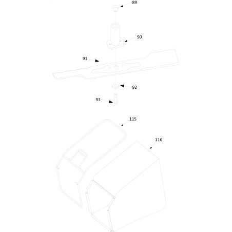 ORIGINAL TAURUS 46/46W/TW XSS46.3.2 GRASS COLLECTOR BAG BLUE BIRD | NewgardenParts.com
