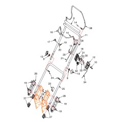 BOÎTE DE CÂBLE À GAZ GAUCHE WJZ18H 2000138 ORIGINAL BLUE BIRD