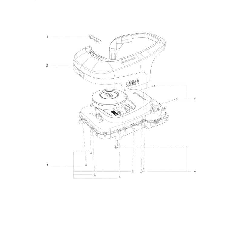 EXTERNAL UPPER FRAME NAVIMOW AB.50.0016.95 ORIGINAL BLUE BIRD