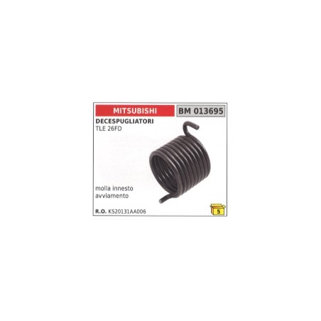 Molla innesto avviamento compatibile MITSUBISHI decespugliatore TLE 26FD 013695 | NewgardenParts.com