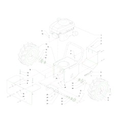 VITE TE M6X20 UNI 5739 ZB 030150 ORIGINALE BLUE BIRD | NewgardenParts.com